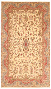  Kerman Szőnyeg 300X538 Perzsa Gyapjúszőnyeg Bézs/Narancssárga Nagy Carpetvista
