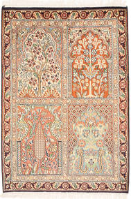 67X96 絨毯 カシミール ピュア シルク オリエンタル (絹, インド) Carpetvista