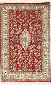 61X95 絨毯 カシミール ピュア シルク オリエンタル (絹, インド) Carpetvista