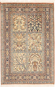 64X96 Kashmir Äkta Silke Matta Orientalisk (Silke, Indien) Carpetvista