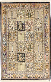  Orientalischer Kaschmir Reine Seide Teppich 80X123 Seide, Indien Carpetvista