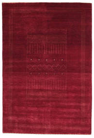  Gabbeh Loribaft Tapete 150X223 Lã Vermelho Escuro/Vermelho Pequeno Carpetvista