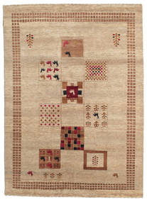 Gabbeh Loribaft Rug 153X213 Beige/Brown Wool, India Carpetvista
