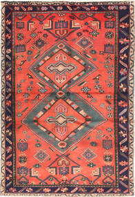  Orientalischer Hamadan Teppich 122X180 Wolle, Persien/Iran Carpetvista