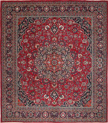 Tapete Persa Mashad Patina 308X348 Quadrado Grande (Lã, Pérsia/Irão)