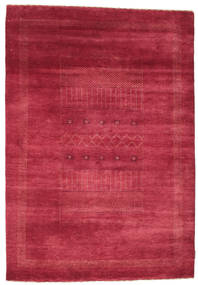  Gabbeh Loribaft Tapete 150X219 Lã Vermelho/Vermelho Escuro Pequeno Carpetvista