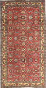  Tabriz Patina Rug 168X318 Persian Wool Red/Brown Carpetvista