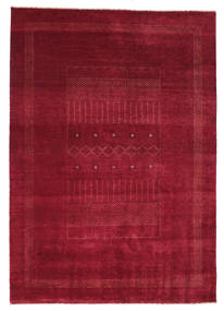  Gabbeh Loribaft Tapete 150X223 Lã Vermelho Escuro/Vermelho Pequeno Carpetvista
