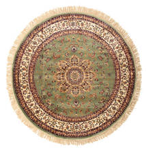  Ø 150 Medallion Small Nahal Rug - Green