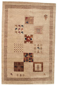 149X228 Gabbeh Loribaft Teppich Moderner Beige/Braun (Wolle, Indien) Carpetvista
