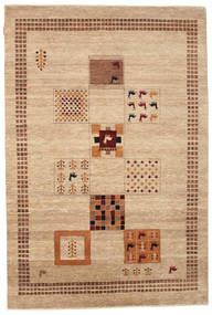 152X226 Gabbeh Loribaft Teppich Moderner Beige/Braun (Wolle, Indien) Carpetvista