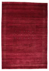  Gabbeh Loribaft Tapete 153X220 Lã Vermelho Escuro/Vermelho Pequeno Carpetvista
