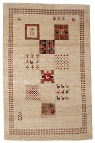 Gabbeh Loribaft Rug 151X237 Beige/Brown Wool, India Carpetvista