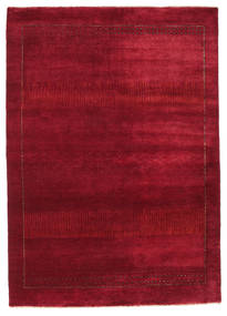 145X205 Tapete Gabbeh Loribaft Moderno Vermelho Escuro/Vermelho (Lã, Índia) Carpetvista