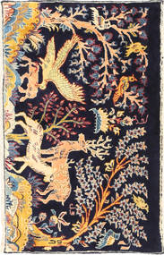 Keshan Pictorial Rug 58X95 Persian Wool Small Carpetvista