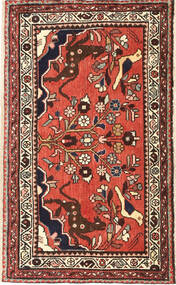  Persischer Hamadan Figurativ Teppich 71X114 Carpetvista