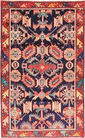  108X175 Medallion Small Hamadan Rug Wool, Carpetvista