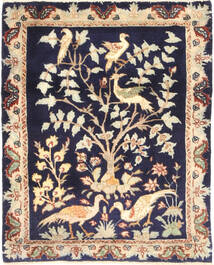 Tapis Keshas Figural/Pictural 63X78 (Laine, Perse/Iran)