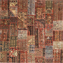 300X300 絨毯 パッチワーク モダン 正方形 大きな (ウール, ペルシャ/イラン) Carpetvista