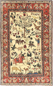 Bakhtiyar Fine Figur/Bilde Teppe 120X203 Ull, Persia/Iran Carpetvista