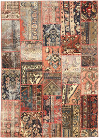 Patchwork Rug 145X205 Wool, Persia/Iran Carpetvista