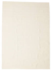  220X320 Uni Kilim Loom Tapis - Blanc Crème