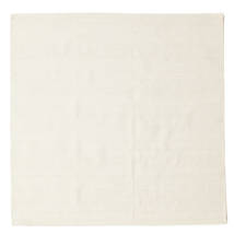 150X150 単色 小 キリム ルーム 絨毯 - クリームホワイト