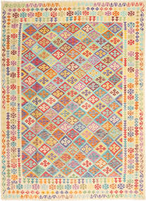 218X299 Tapis D'orient Kilim Afghan Old Style (Laine, Afghanistan) Carpetvista