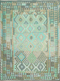  218X292 Kilim Afghan Old Style Tappeto Lana, Carpetvista