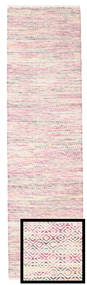  Gyapjúszőnyeg 80X300 Hugo Rózsaszín/Többszínű Kicsi