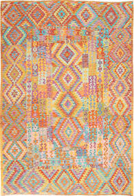Kelim Afghan Old Stil Teppich 209X301 Wolle, Afghanistan Carpetvista