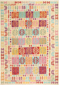  214X299 Kelim Afghan Old Stil Teppich Afghanistan Carpetvista