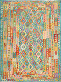  260X340 Kelim Afghan Old Stil Teppich Afghanistan Carpetvista