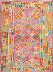  Kilim Afegão Old Style Tapete 264X339 Lã Grande Carpetvista
