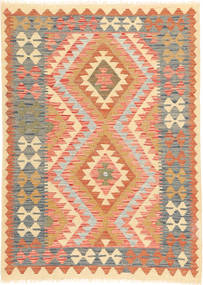  107X150 Klein Kelim Afghan Old Stil Teppich Wolle, Carpetvista