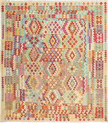 257X290 Tappeto Kilim Afghan Old Style Orientale Grandi (Lana, Afghanistan) Carpetvista