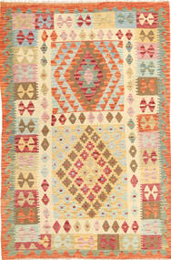  Orientalischer Kelim Afghan Old Stil Teppich 123X186 Wolle, Afghanistan Carpetvista