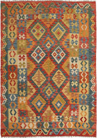 132X190 Piccolo Kilim Afghan Old Style Tappeto Lana, Carpetvista
