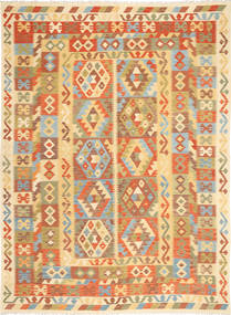 Kilim Afghan Old Style Tapis 210X292 De Laine Carpetvista