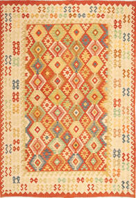 Kelim Afghan Old Stil Teppich 207X300 Wolle, Afghanistan Carpetvista