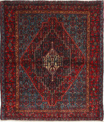  Senneh Rug 132X152 Persian Wool Small Carpetvista