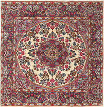 200X202 Floral Kerman Rug Wool, Carpetvista