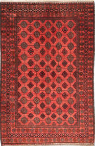  130X199 Médaillon Petit Afghan Fine Tapis Laine, Carpetvista