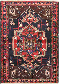  103X148 Medallion Small Hamadan Rug Wool, Carpetvista