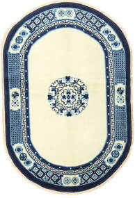  127X184 Small China Antiquefinish Rug Wool, Carpetvista