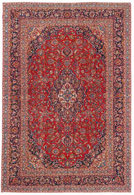  Persischer Keshan Patina Teppich 244X361 Rot/Dunkelrosa Carpetvista