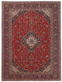  263X357 Kashan Patina Szőnyeg Piros/Sötét Rózsaszín Perzsia/Irán
 Carpetvista