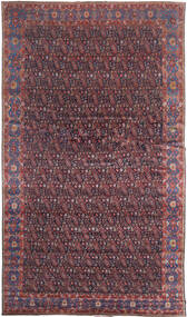  Senneh Fine Rug 368X639 Persian Wool Red/Dark Pink Large Carpetvista