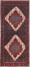  Persian Senneh Rug 140X321 Dark Red/Red Carpetvista