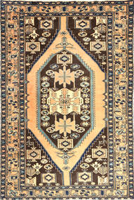  Orientalischer Hamadan Teppich 135X205 Wolle, Persien/Iran Carpetvista